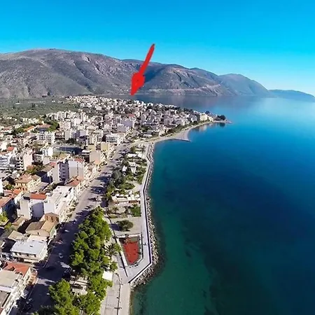 Studio In Kirra, Ancient Port Of Delphi Near The Beach Апартаменты Kirra